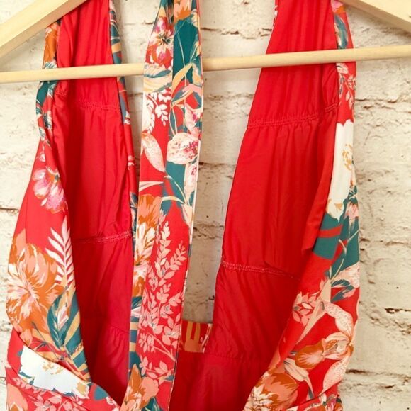 ModCloth floral plunge swimsuit - Picture 4 of 6